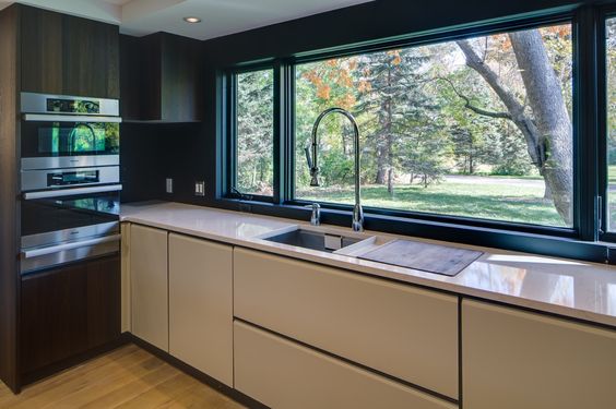 Elevate the Aesthetics of Your Home with Ravi Double Glazing Ltd's Sleek and Modern Aluminum Windows.
